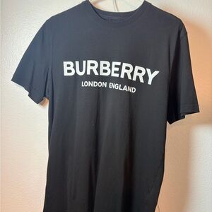 Burberry Black Short Sleeve Tee